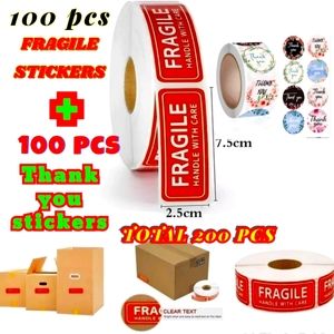 200 PCS total shipping stickers supply